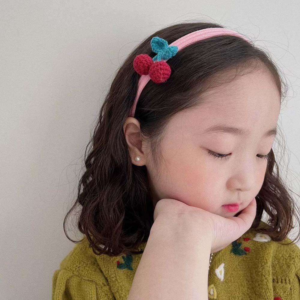 Cài Tóc Đan Len Nhiều Màu Sắc Thời Trang Mùa Đông Cho Bé Gái