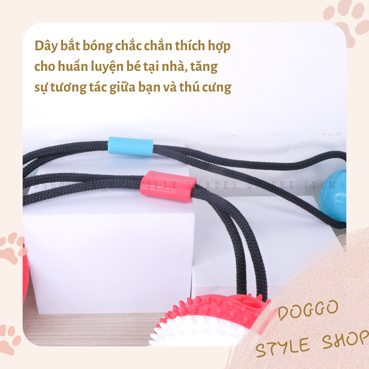 Đồ Chơi Dây Rút Kéo Co Thích Hợp Cho Chó Lớn Loại 1 Đầu Hít Siêu Bền