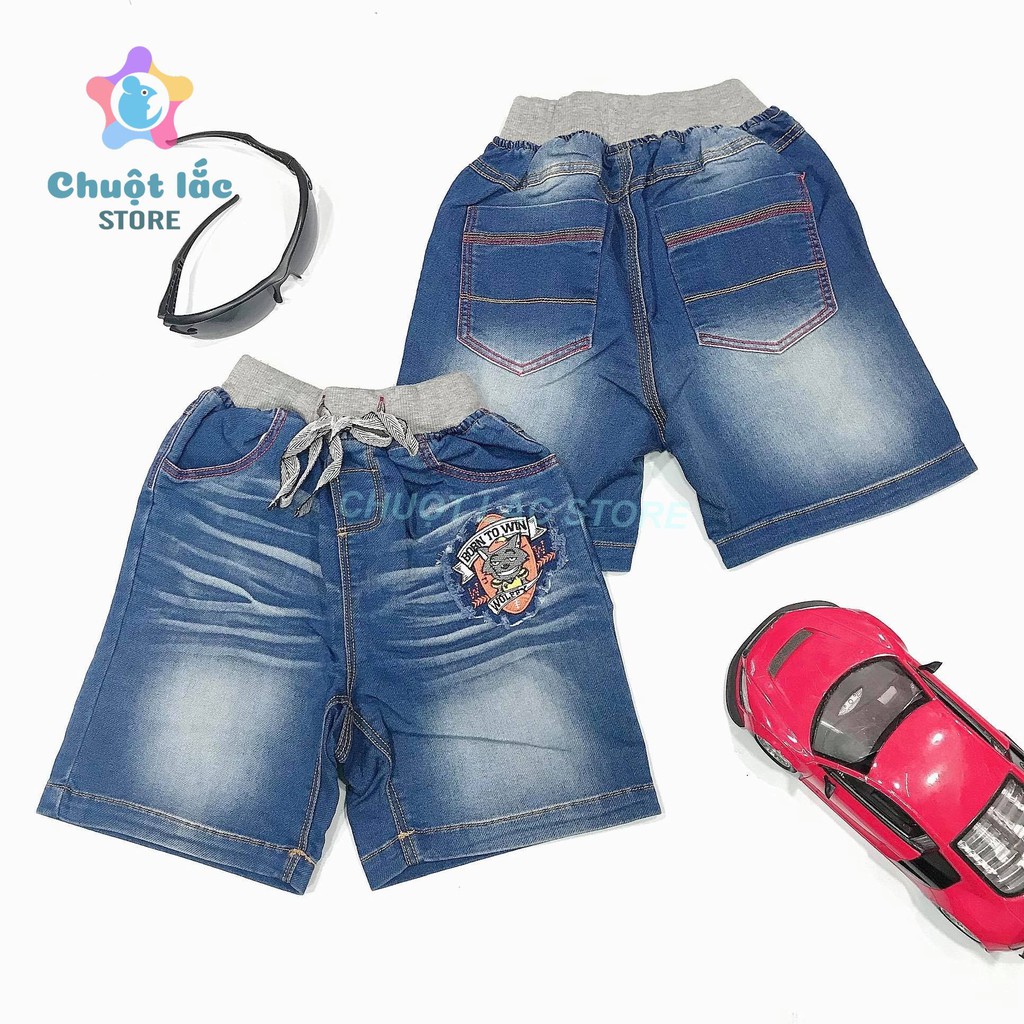 Quần Jean Lửng Ngố Bé Trai Chuột Lắc Store Size Đại Từ 2 Tuổi Đến 12 Tuổi Hàng Quảng Châu Cao Cấp( Nhiều Mẫu)