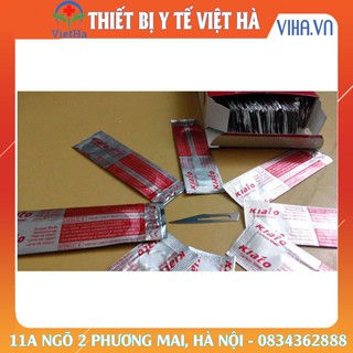 Hộp 100 lưỡi dao mổ kiato
