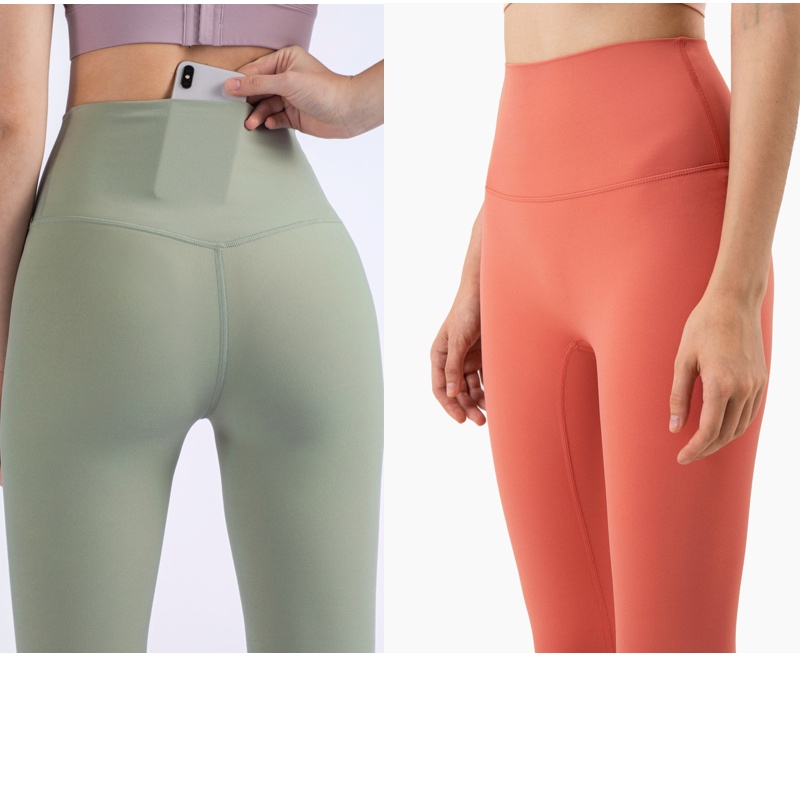 Quần Legging Thể Thao Nữ Tập Gym Cao Lưng Quần Lửng 7/8 Tấc Yoga