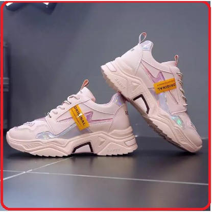 Giày sneakers nữ Rong Ye kiểu hàn quốc siêu Hot , mới nhất 2020  ( kem , trắng ) | BigBuy360 - bigbuy360.vn