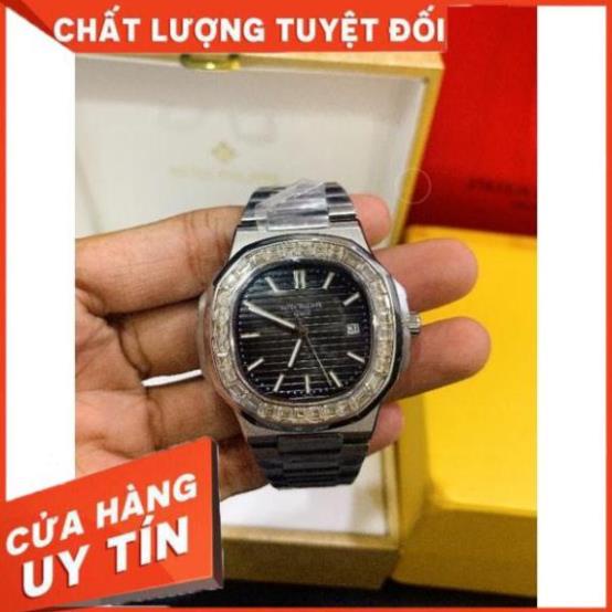 ĐỒNG HỒ NAM 40mm - PATEX PHILIPPE - AUTOMATIC CƠ LỘ MÁY - BẢO HÀNH24 THÁNG.
