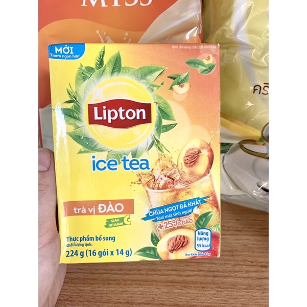 Trà Lipton Đào Hoà Tan-224g