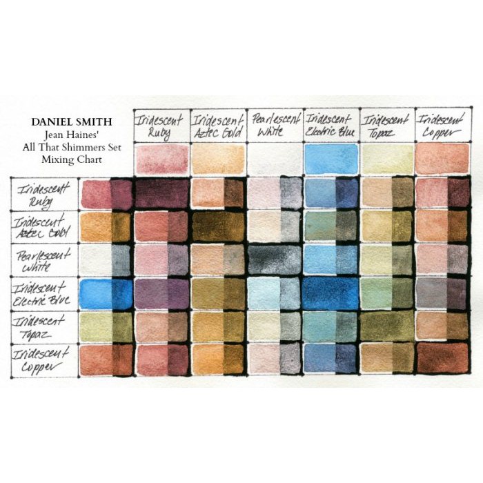 [DA ĐEN] Màu Nước Daniel Smith Jean Haines’ Master Artist Set 6/10 Màu 5ml