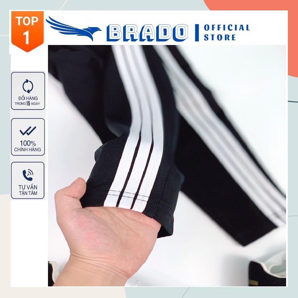 Quần Thể Thao 3 Sọc Dành Cho Cả Nam Và Nữ, Chất Vải Dày Dặn Co Giãn Thoáng Mát