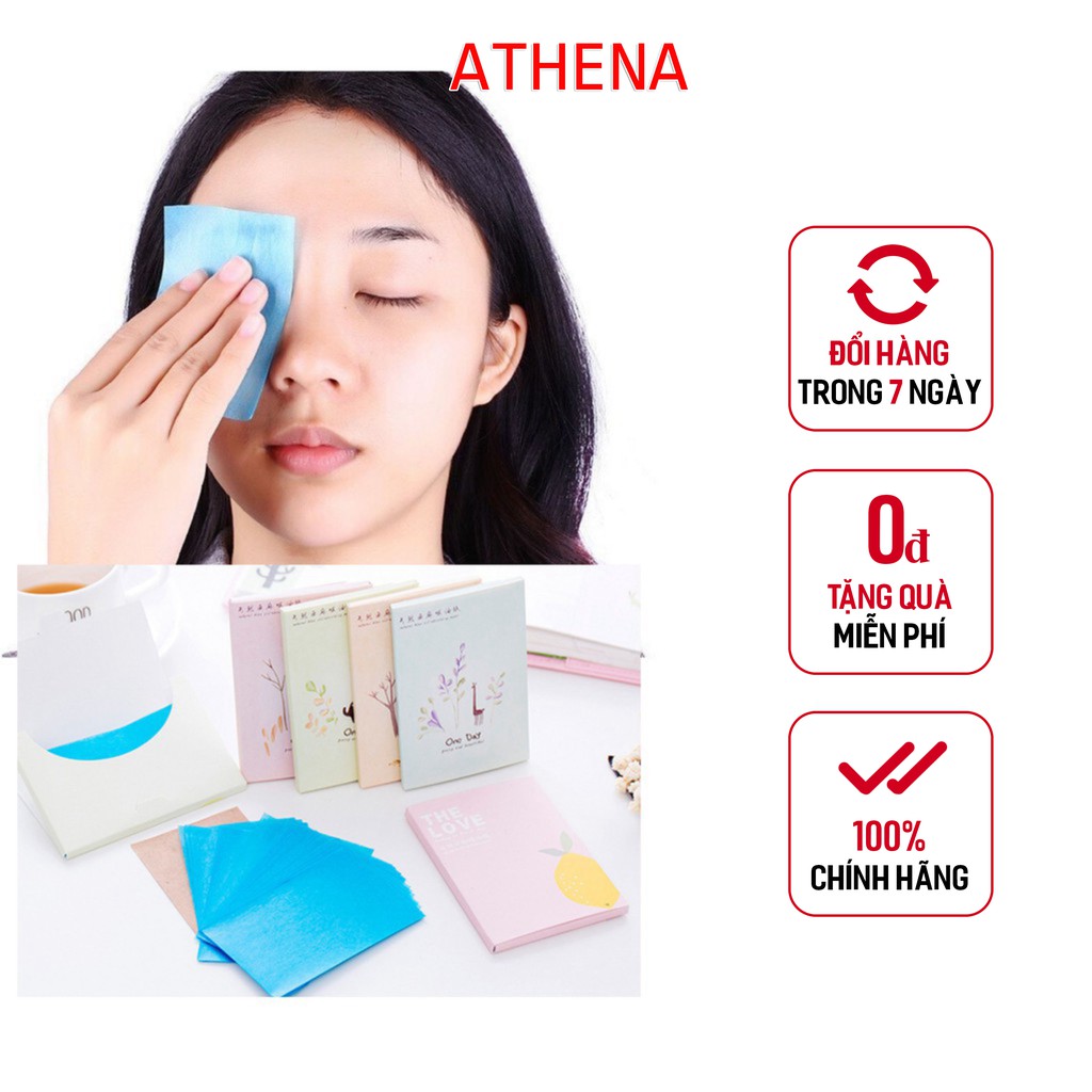 Giấy Thấm Dầu Maycreate 50 tờ Cao Cấp - Athena