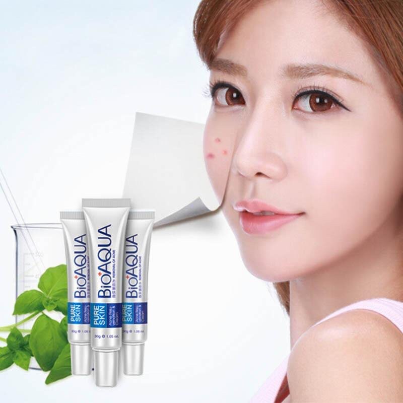 [ chính hãng] Kem Giảm Mụn Trứng Cá , Giảm Sẹo, Sưng Đỏ BIOAQUA Pure Skin | BigBuy360 - bigbuy360.vn