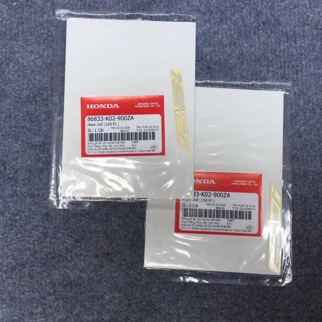Tem chữ 150i Honda Chính Hãng SH 2012-2016
