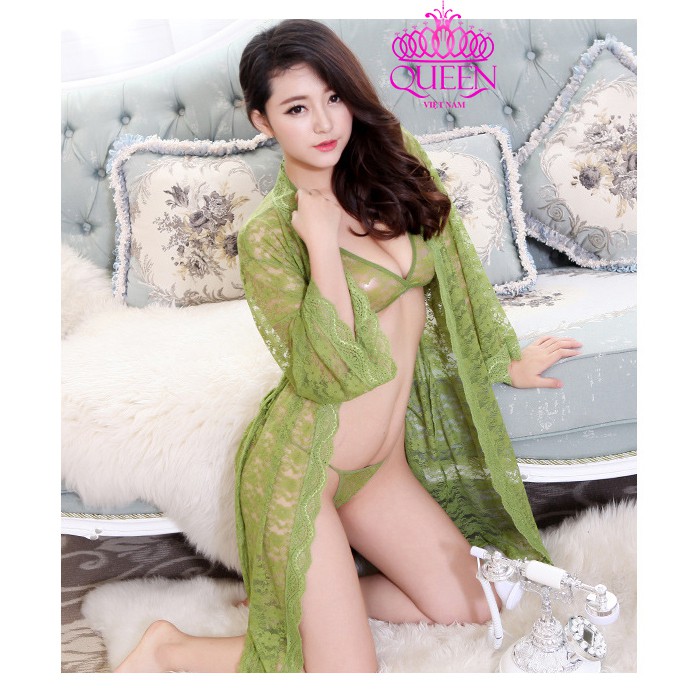Áo choàng ngủ nữ cao cấp VNS303C-áo đầm ngủ | BigBuy360 - bigbuy360.vn