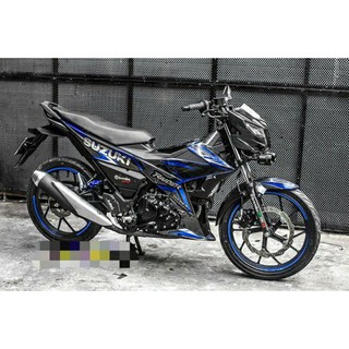 TEM RỜI RAIDER ĐEN - DECAL RUBY