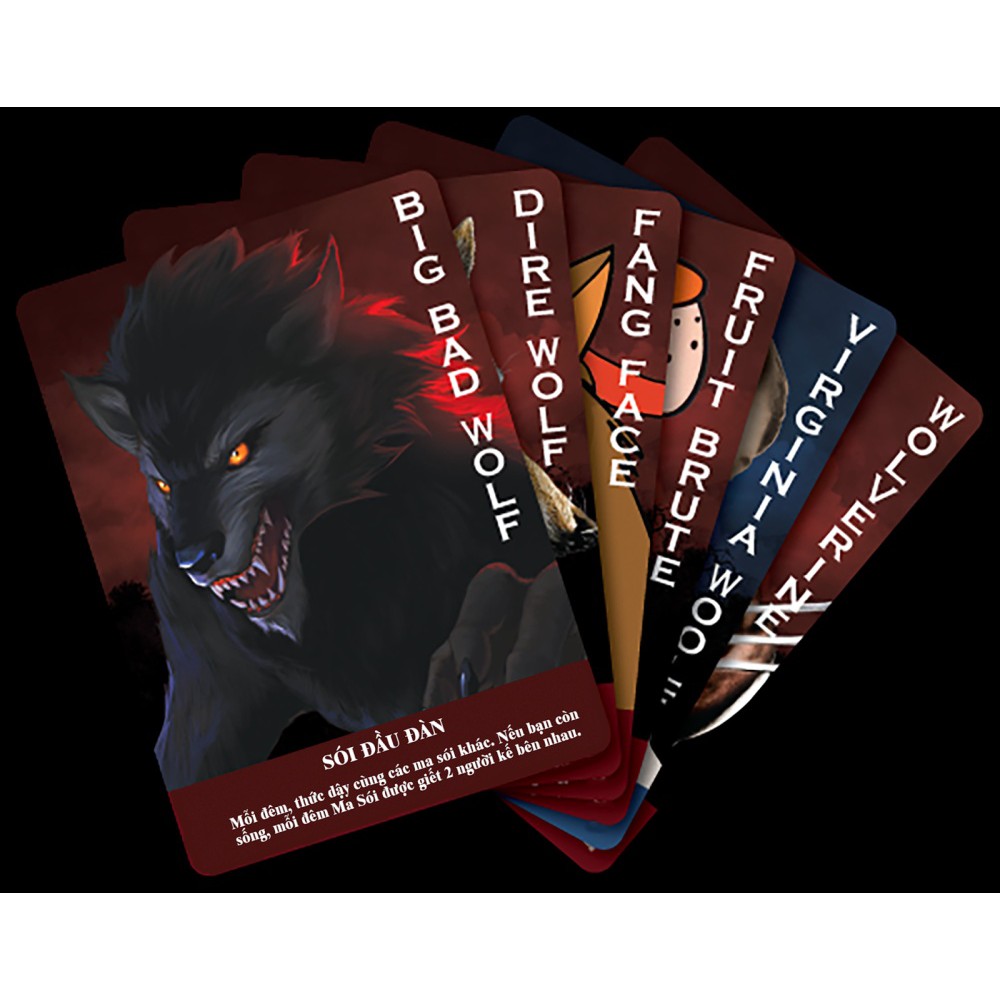 [Board Game] Bài ma sói Ultimate Deluxe Việt Hóa (Tặng bọc bài )