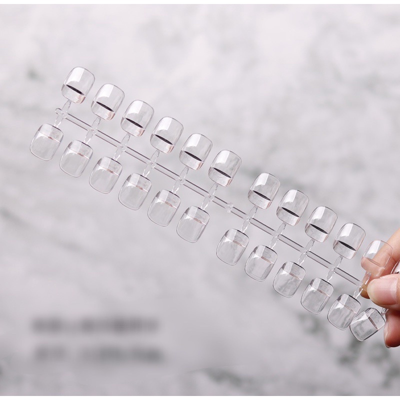 Móng Mẫu Vuông Dùng Tập Sơn, Tập Vẽ Nail, Hoạt Hình, 1 Bì 10 Thanh 240 Móng