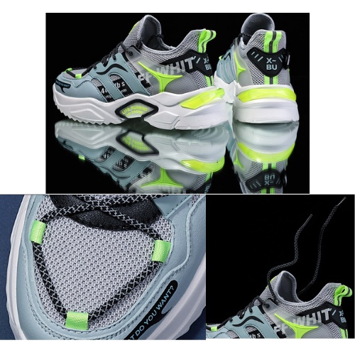 G37 Giày Sneaker Nam Đế Cao Off White thể thao siêu nhẹ phối màu bắt mắt phong cách Hàn Quốc 2022