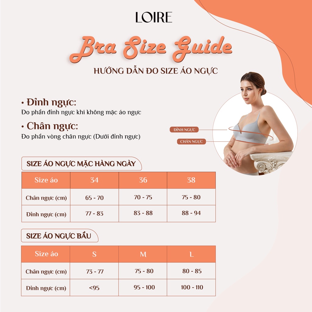 [Mã FAMARAL1 giảm 10K đơn từ 50K] Áo Ngực Có Gọng Push up Ngực Loirechic BRC61 | BigBuy360 - bigbuy360.vn