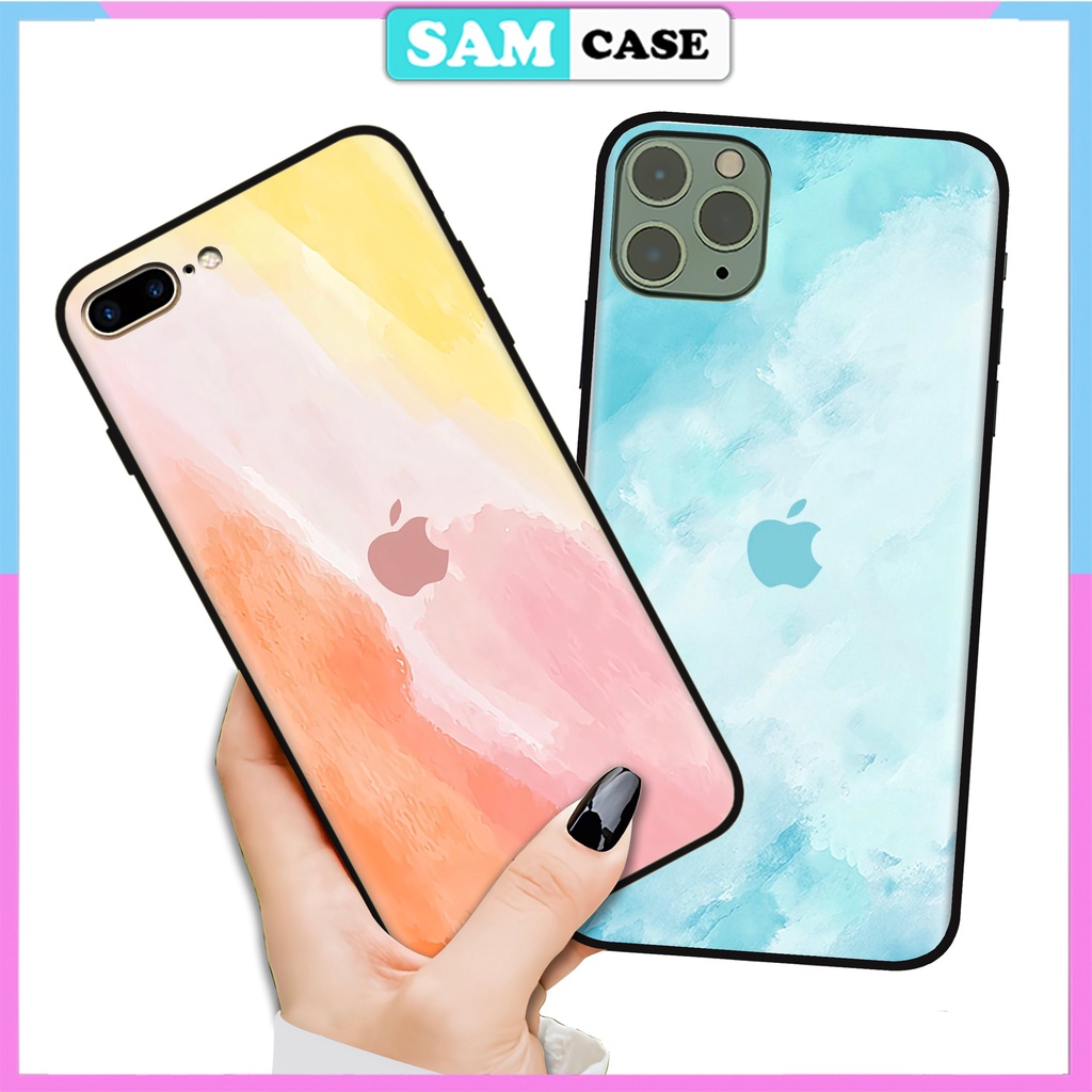 Ốp lưng điện thoại iphone 5 5s 5se 6 6s 7 8 Plus in hình họa tiết màu sắc - Samcase