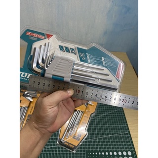 Bộ lục giác 9 cây INGCO & TOTAL
