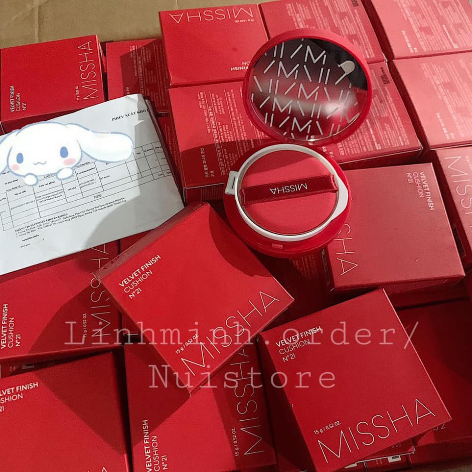 Phấn nước Che Phủ Hoàn Hảo Missha Velvet Finish Cushion SPF50+ PA+++