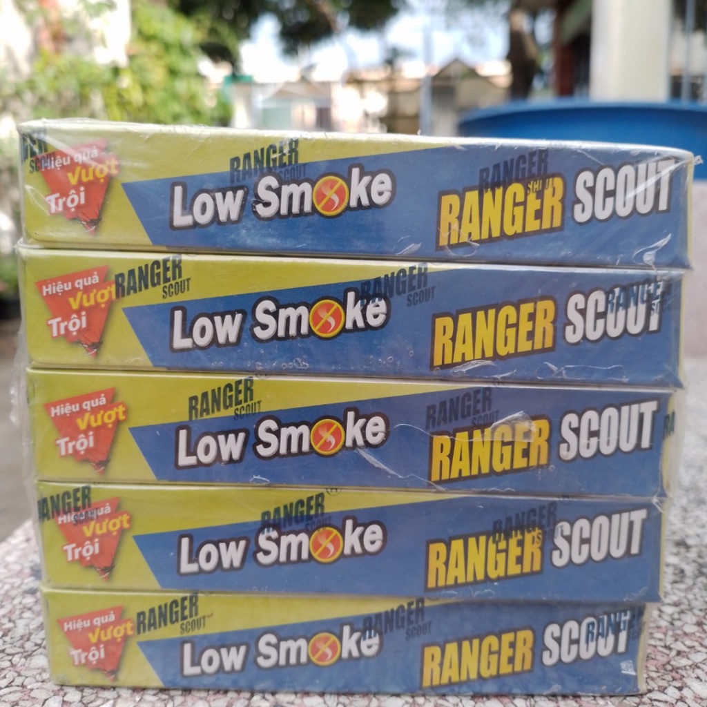 Combo 5 hộp 10 Khoanh/Hôp Nhang muỗi Ranger Low Smoke Thái Lan (không đọc hại)