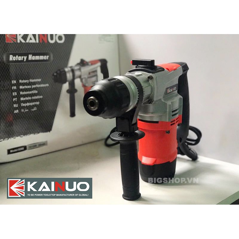 Máy khoan búa Kainuo 26mm KN8268 Tặng kèm 2 mũi Khoan 6 VÀ 8