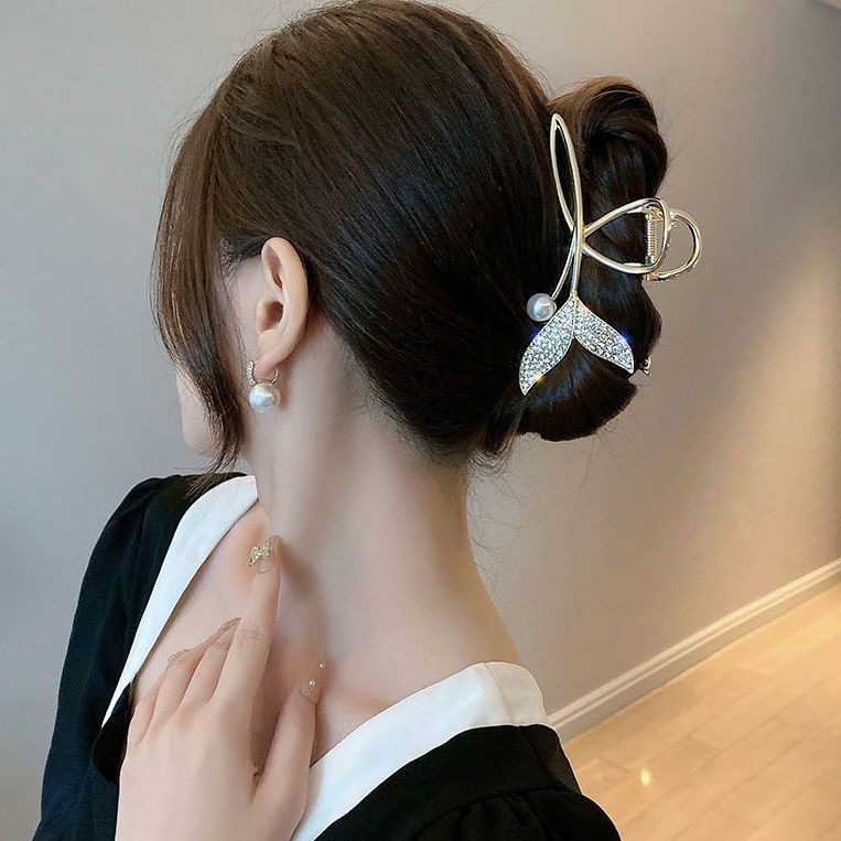 Kẹp Tóc Đuôi Cá Lớn Thời Trang Mùa Thu Cao Cấp Dành Cho Nữ 2022