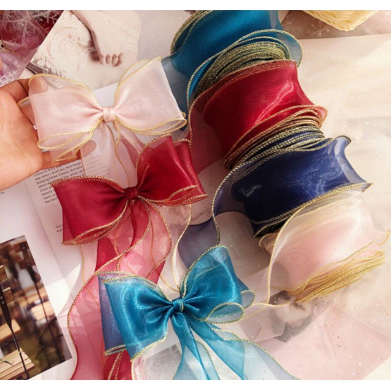 Sét 2 mét voan viền kim tuyến loại đẹp