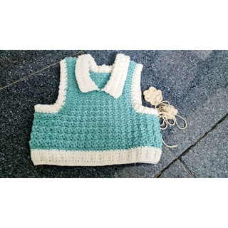 Áo len gile handmade