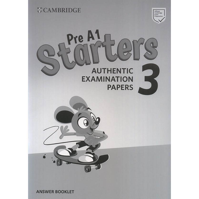 Sách - Cambridge English - Starters 3 - Answer Booklet (For revised exam from 2018)