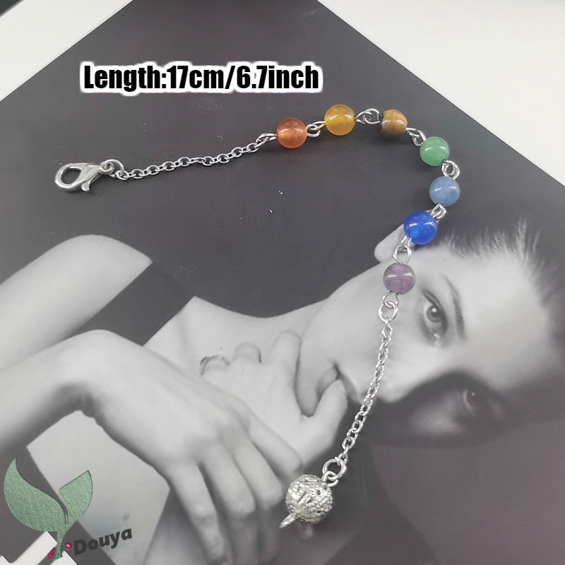 Mặt Dây Chuyền Đá Pha Lê Chakra 6 Mặt