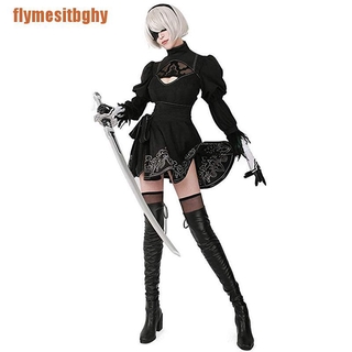 Tóc Giả Hóa Trang Nhân Vật Hoạt Hình Yorha 2b