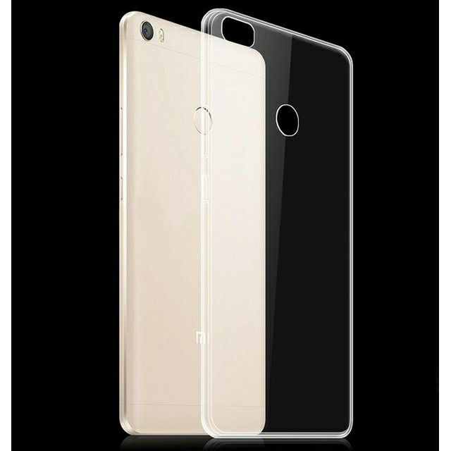 Ốp lưng silicon dẻo trong suốt + kính cường lực Xiaomi Mi Max siêu mỏng 0.5 mm