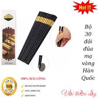 COMBO 30 ĐÔI ĐŨA HỢP KIM HÀN QUỐC