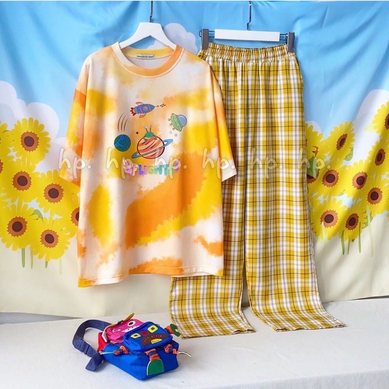 Sét áo loang vàng FILGHT PQ7m + quần TH6