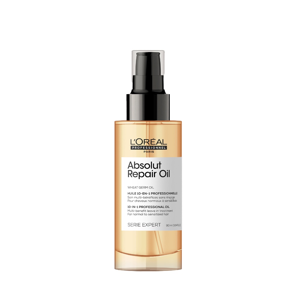 GIFT_Dầu dưỡng đa năng phục hồi hư tổn toàn diện 10 trong 1 L'Oréal Professionnel Serie Expert Absolut Repair Gold 90ml