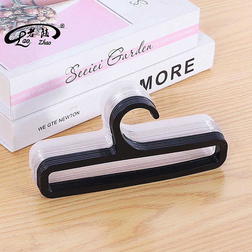 Bộ 10 Móc Nhựa Treo Quần Áo Mini Chống Trượt Siêu Bền