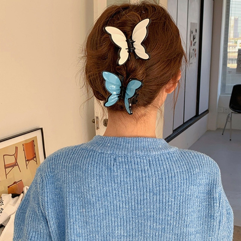 Kẹp Tóc Càng Cua Bằng Acrylic Chống Trượt Tiện Dụng