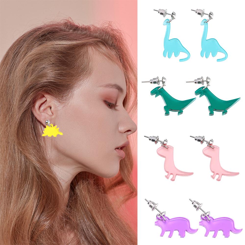 1 Khuyên Tai Acrylic Nhiều Màu Dễ Thương Dùng Làm Quà Tặng Sinh Nhật