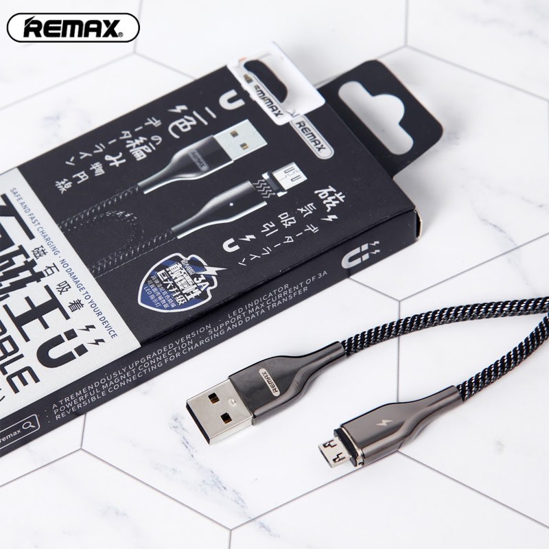 Remax RC-158i Cáp sạc nam châm remax rc-158 có 3 loại Lightning Micro Type-C - Dây sạc remax 158 sạc nhanh chống đức ♥️♥