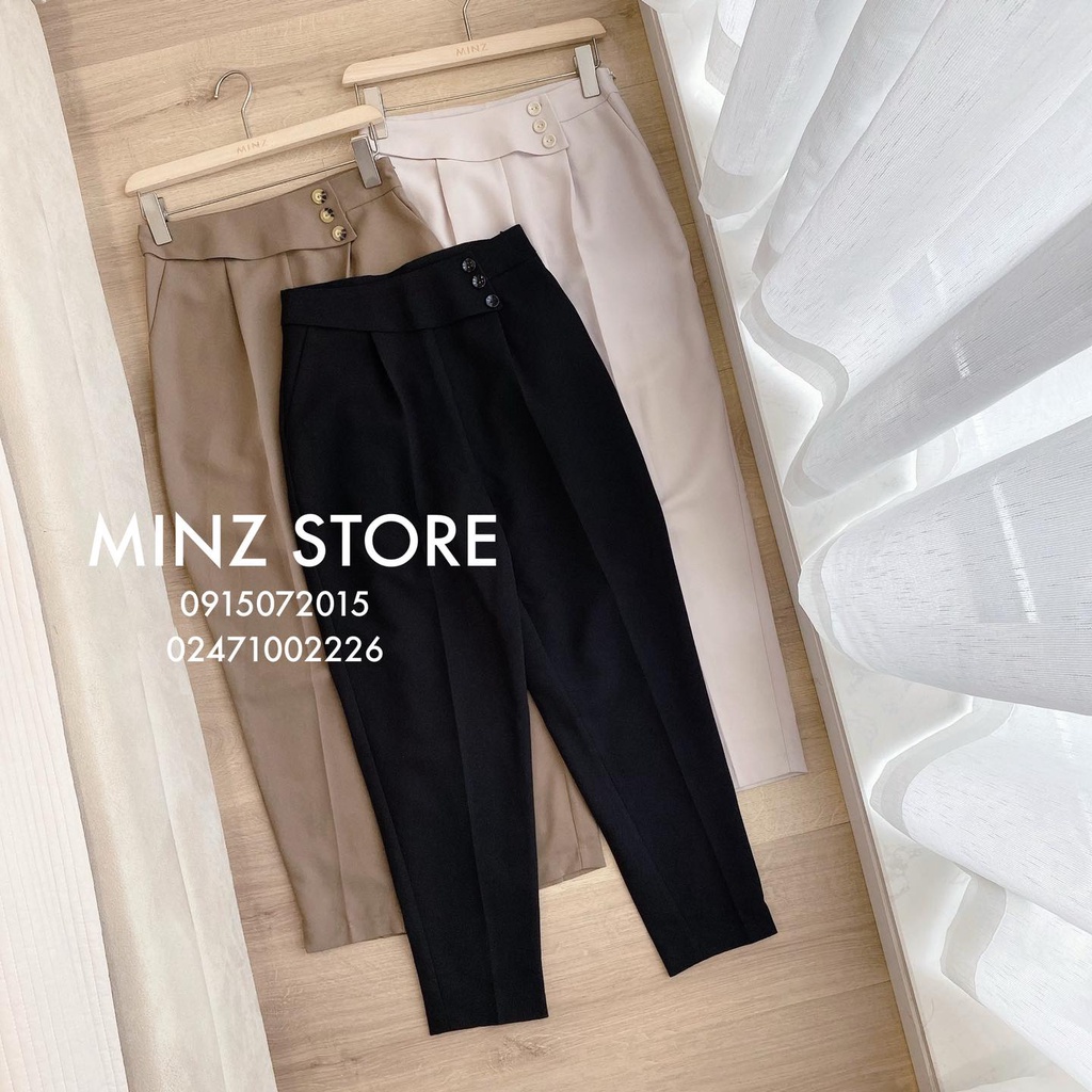Quần baggy cạp 3 khuy lệch