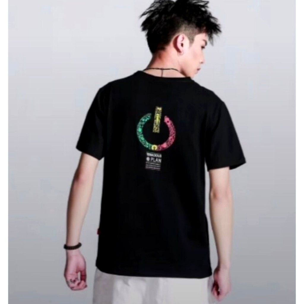 Áo thun nam thể thao cotton lạnh from rộng tau lỡ one size Đen AD04 Nút Nguồn (44-70KG)hàng gỗc giá xưởng may thời trang | BigBuy360 - bigbuy360.vn