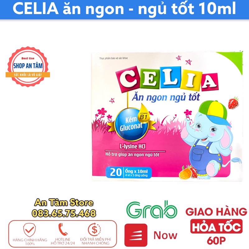 Celia Ăn ngon ngủ tốt bé thông minh, giúp bé ăn nhiều hơn kích thích bé ăn ngon hơn