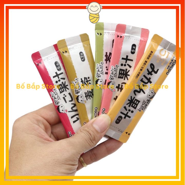 Trà Wakodo Nhật Bản⚡𝟭𝟬𝟬% CHÍNH HÃNG⚡ Cho Bé Từ 1 Tháng Tuổi - Đủ Vị Hoa Quả/Lúa Mạch/Điện Giải/Trà Xanh