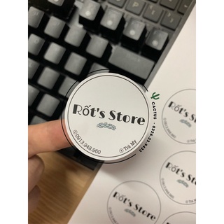 Combo 1000 tem dán 4cm in theo yêu cầu