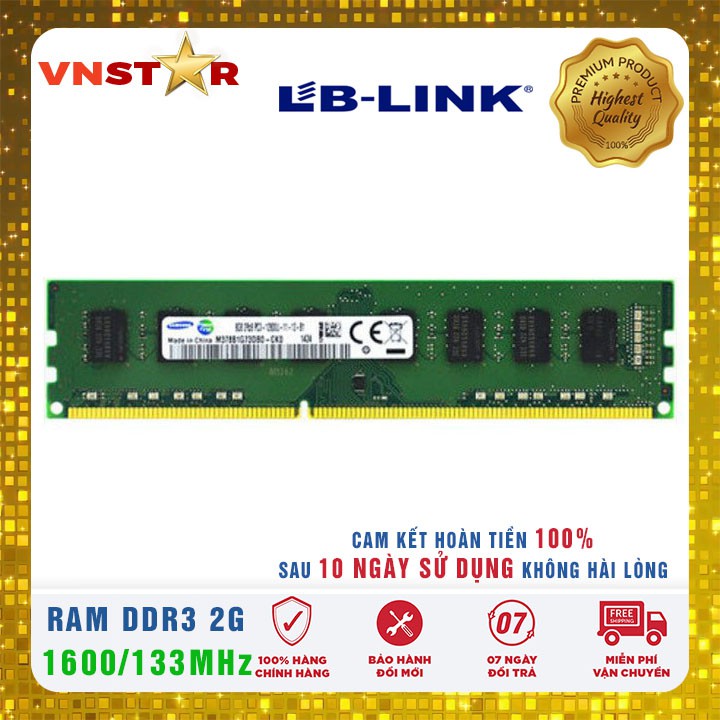 Bộ Nhớ Ram PC DDR3 2GB 1333/1600MHz - Nhập Khẩu Từ Hàn Quốc, Nhật Bản | WebRaoVat - webraovat.net.vn