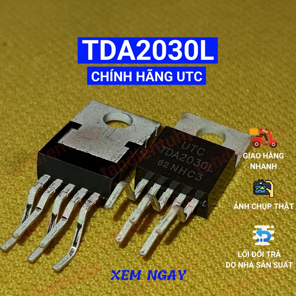 5 CHIẾC IC TDA2030L GIỐNG TDA2030A HÀNG MỚI CHÍNH HÃNG UTC LOẠI TỐT