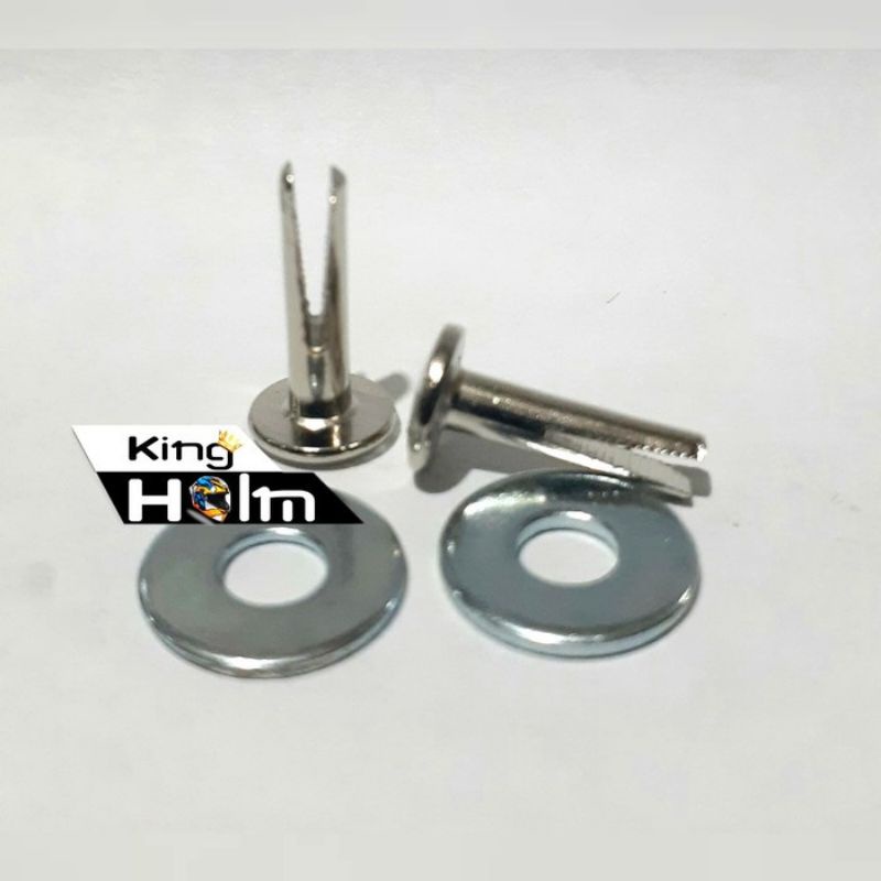 Đinh Tán Chia Làm Dây Đeo Mũ Bảo Hiểm (Cặp)