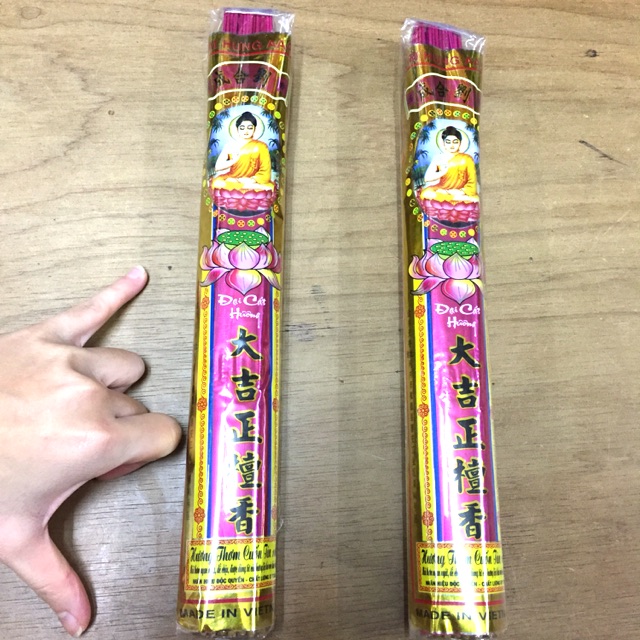 Hương ngắn 25cm (hương chung cư) có đậu tàn
