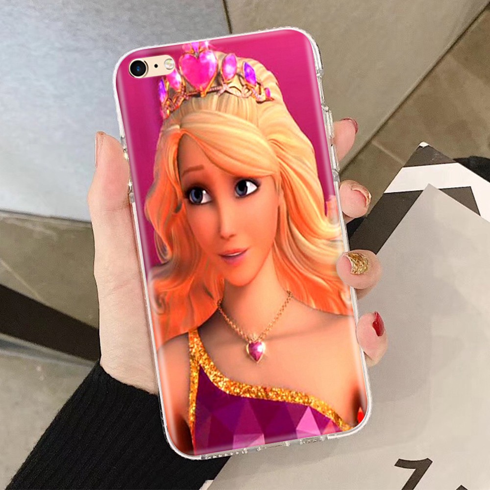 Samsung Galaxy J8 J7 Pro Prime Duo J6 Plus 2018 Casing Case Soft Transparent 26GT Barbie Girl Phone Cover