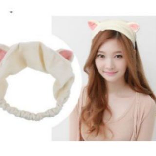 Băng đô tai mèo rửa mặt