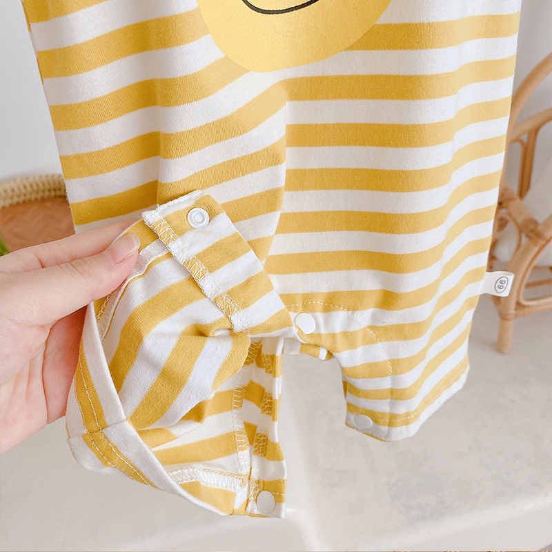 Bộ Áo Liền Quần Mẫu Trái Chuối Xinh Xắn Dành Cho Các Bé